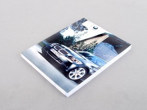 Genuine BMW Owner's Manual, E90, E91 With Idrive - 01410013324 - E90