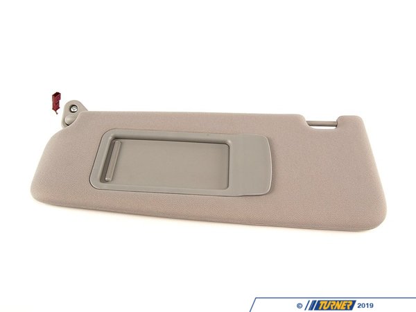 Genuine European BMW European Sun Visor - Gray 51166957337