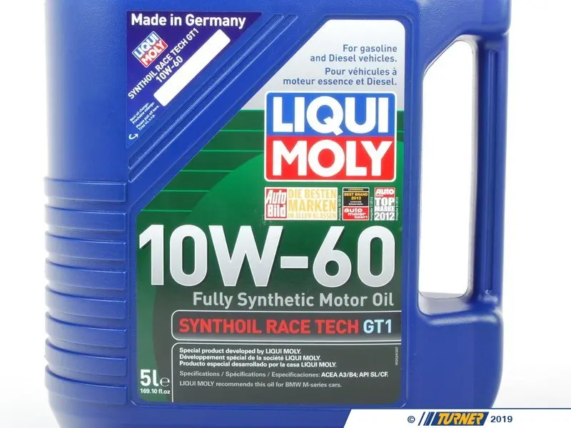 LM2024 - Liqui-Moly Synthoil Race Tech GT1 10w-60 Engine Oil