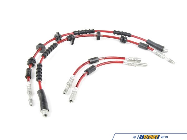 ECS ECS Tuning Exact-Fit Stainless Steel Brake Lines (Full Kit) - F06/07/10/12/13 Non-M 002563ECS03AKT1