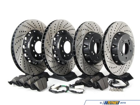 F&RSERVBRAKEKT - Performance Front & Rear Brake Service Kit - E90 / E92