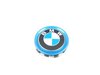 Genuine BMW Genuine BMW Wheel Center Cap With Blue Ring - i3, i8 36136852052 View 3