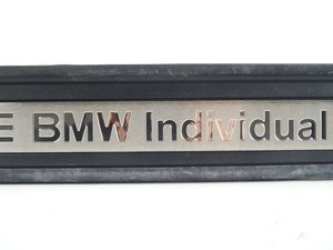 Genuine BMW individual door sill cover - right