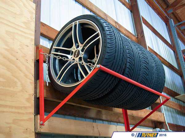 Schwaben Adjustable Wall-Mounted Wheel & Tire Rack 003638SCH01A