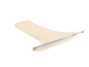 Genuine BMW Bottom Left "B" Pillar Cover - Beige - E90 E91