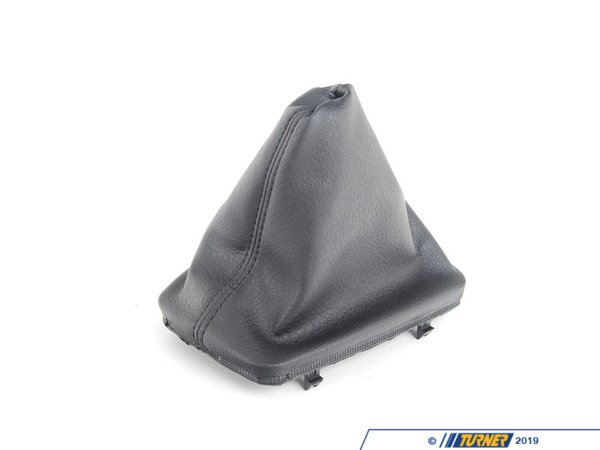 Genuine BMW Imitation Leather Gear Lever Cover - Schwarz - E36 25111222412