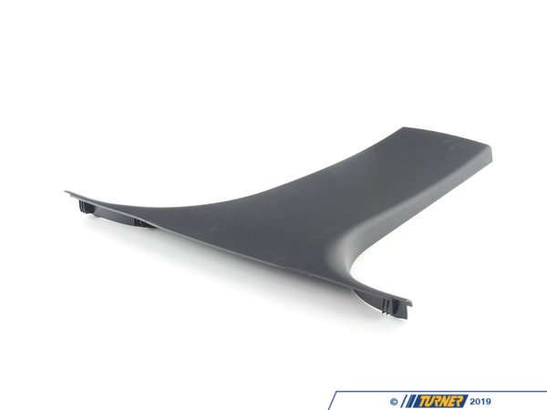 Genuine BMW Genuine BMW Bottom Right "B" Pillar Cover - Black - E90 E91 - (NO LONGER AVAILABLE) 51437141102