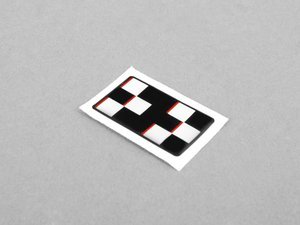 Genuine MINI JCW Dash Checker Sticker - Dark