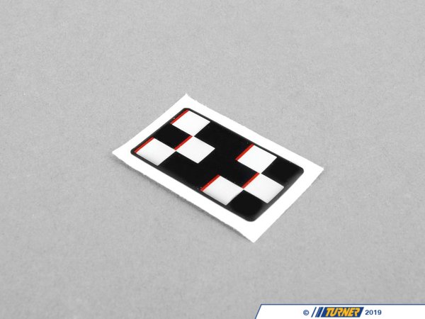 Genuine MINI Genuine MINI JCW Dash Checker Sticker - Dark 51459195217