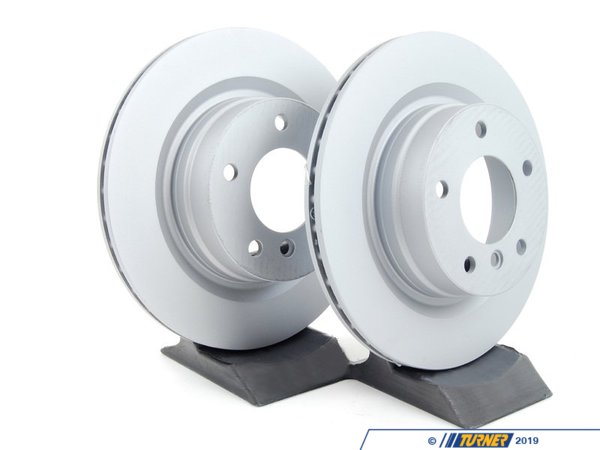 Zimmermann BMW E90 E92 Rear Brake Rotors - Pair (300x20) 34216855007kt1