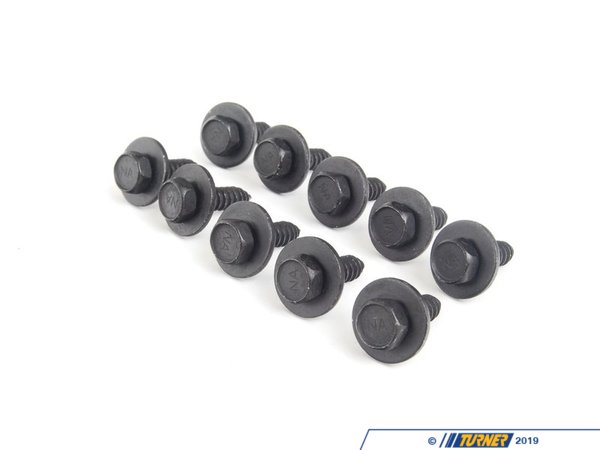 Genuine BMW Sheet Metal Screw - Pack Of 10 07119904268KT