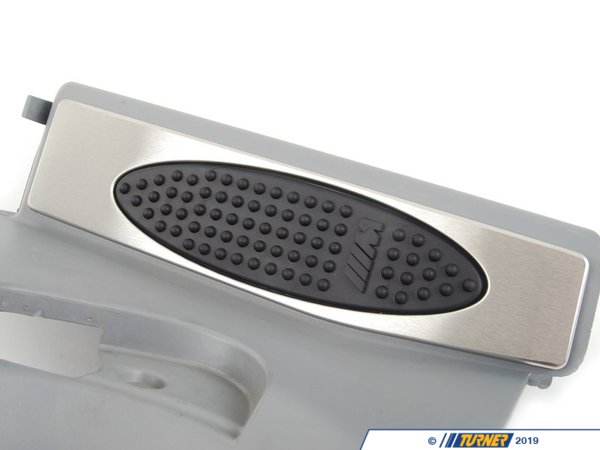 Genuine BMW Genuine BMW M Aluminum Dead Pedal - Grey - (NO LONGER AVAILABLE) 51437902390