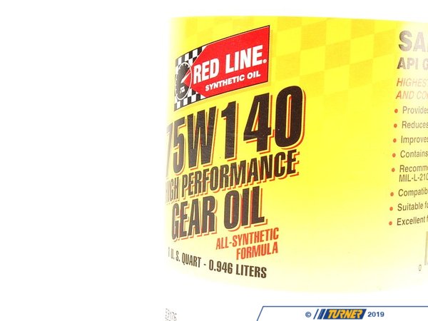 Redline Red Line 75W-140 Differential Gear Oil TMS1126