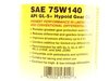 Redline Red Line 75W-140 Differential Gear Oil TMS1126 View 5