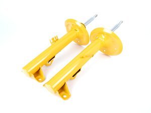 KONI Yellow Sport Adjustable Struts, Front Set- E36 318i 318is 325i 325ic 325is 328i 328ic 328is