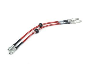 ECS Tuning Exact-Fit Stainless Steel Brake Lines (Front) - E46 Non-M RWD