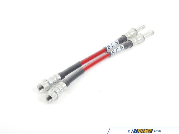 ECS ECS Tuning Exact-Fit Stainless Steel Brake Lines (Rear) - E82 1 M Coupe, E9X M3 025321ECS04
