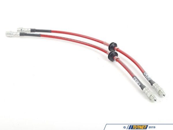 ECS ECS Tuning Exact-Fit Stainless Steel Brake Line (Front) - E82 1 M Coupe, E9X M3 025321ECS03