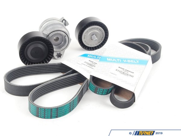 Genuine BMW Accessory Drive Belt Service Kit 11287549588KT