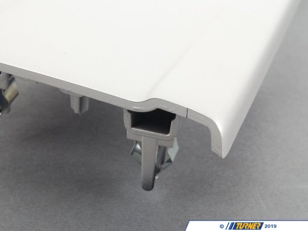 Genuine BMW Center Console Decor Panel - Satin Silver - F30, F31, F32, F34, F36 51169218919