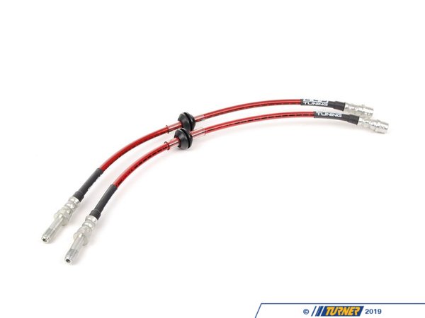 ECS ECS Tuning Exact-Fit Stainless Steel Brake Lines (Front) - E46 325xi 330xi 025318ECS05