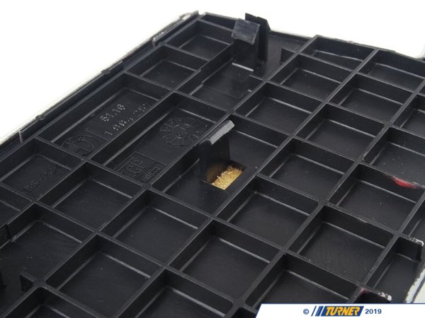 Genuine BMW Depositing Box Bottom Panel - Silver Gray Hell - E34 51168138490