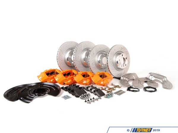 Genuine BMW M Performance Front & Rear BMW Performance Brake Kit - Orange 34112221447KT