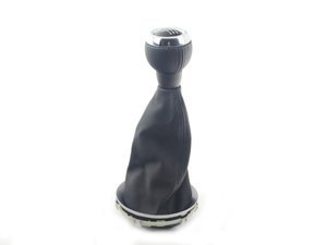 Genuine MINI Shift Knob W/ Boot - Silver