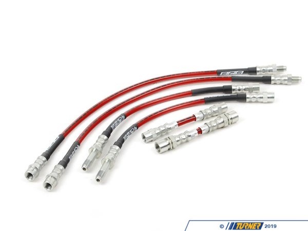 ECS ECS Tuning Exact-Fit Stainless Steel Brake Lines (Full Kit) - E39 BMW 5 Series e393430kit