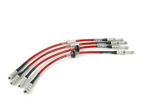 ECS Tuning Exact-Fit Stainless Steel Brake Lines (Full Kit) - E46 M3