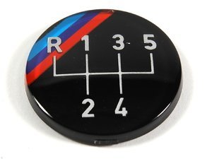 5-speed M Technic Gearshift Emblem (Round)
