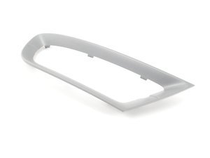 Genuine BMW Silver Lower Bumper Grille Trim - Left - Z4 sDrive28i sDrive35is sDrive35i sDrive30i