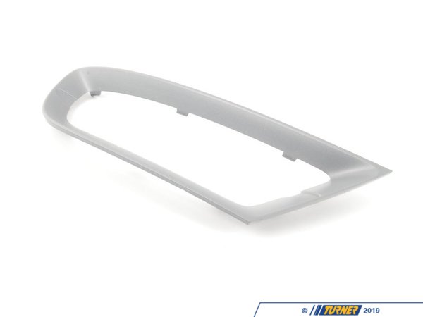 Genuine BMW Genuine BMW Silver Lower Bumper Grille Trim - Left - Z4 sDrive28i sDrive35is sDrive35i sDrive30i 51117203847