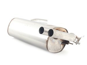 Genuine BMW Rear Muffler With Exhaust Fl - 18307645938