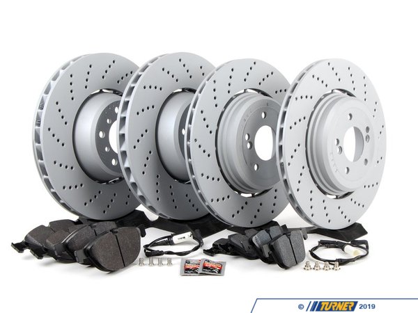 Packaged by Turner performance Front & Rear Brake Service Kit - E60 M5 E63/64 M6 34112282805kt22