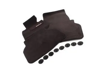 Genuine BMW Carpeted Floor Mats - Anthracite/Black - E39