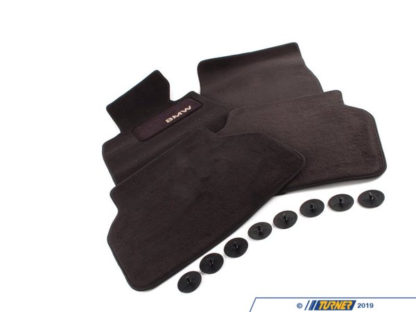 Genuine BMW Genuine BMW Carpeted Floor Mats - Anthracite/Black - E39 82111469759