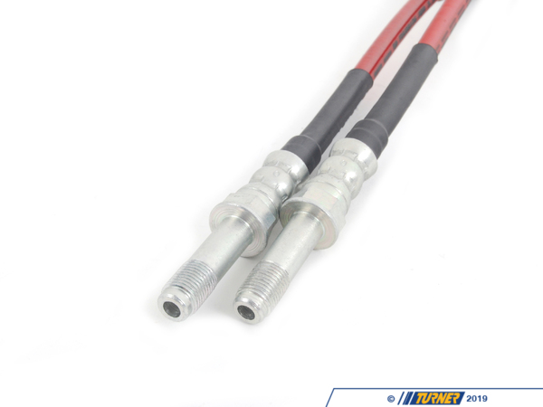 ECS ECS Tuning Exact-Fit Stainless Steel Brake Lines (Full Kit) - E46 325xi 330xi E46XI34