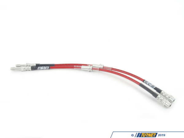 ECS ECS Tuning Exact-Fit Stainless Steel Brake Lines (Full Kit) - E46 325xi 330xi E46XI34