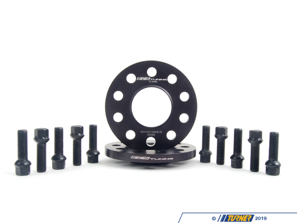 ECS Wheel Spacer & Bolt Kit - 12.5mm With Black Ball Seat Bolts 002411ECS02AKT6