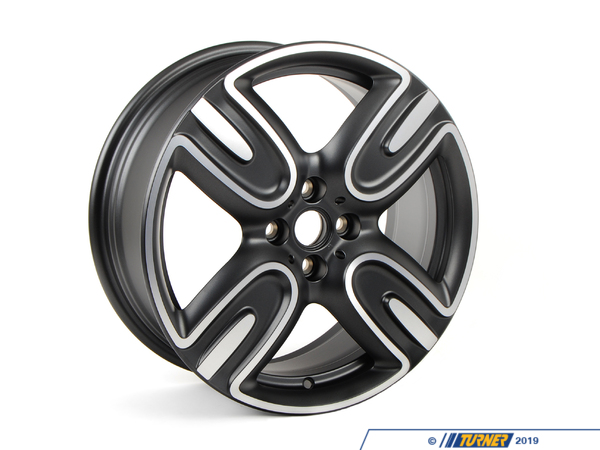 Genuine MINI Genuine MINI R136 MINI JCW GP2 Wheel 17" (4x100) - Black Matte Gloss Turned 36116856220