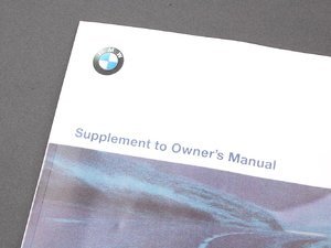Suppl. Owner's Handbook Us-English - E36