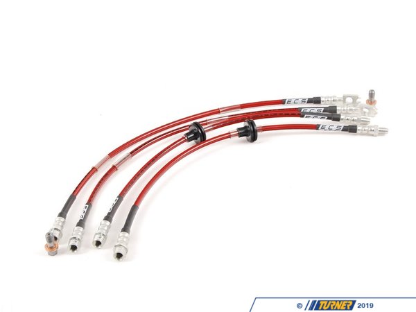 ECS ECS Tuning Exact-Fit Stainless Steel Brake Lines (Full Kit) - E53 X5 002569ECSKT