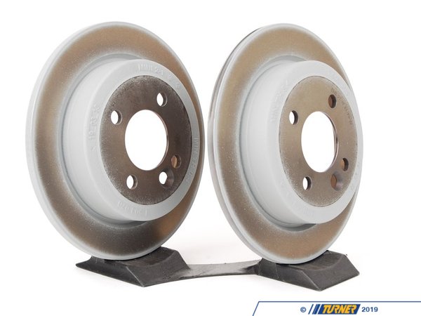 Genuine MINI Rear Brake Rotors - Pair 10.19" (259x10) 34211503070KT