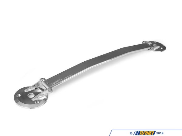 ECS ECS Polished Aluminum Strut Bar Kit - Silver Logo - E36 004495ECS01