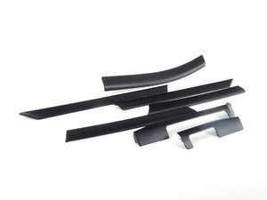 Genuine BMW Set Of Decorative Strips, Al - 51417830180 - Black Cube