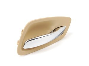 Genuine BMW Door Handle Inner Right Beige - 51417144550 - E90