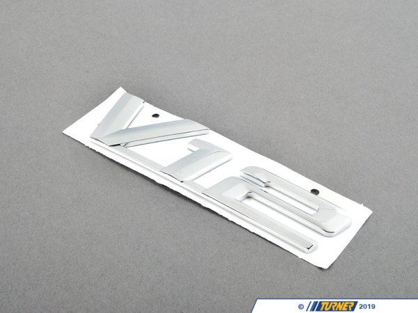 Genuine BMW V12 Emblem 51148175817