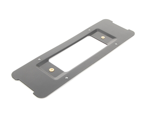 Genuine BMW Bracket, EURO style License Plate Holder Rear - 51137176632