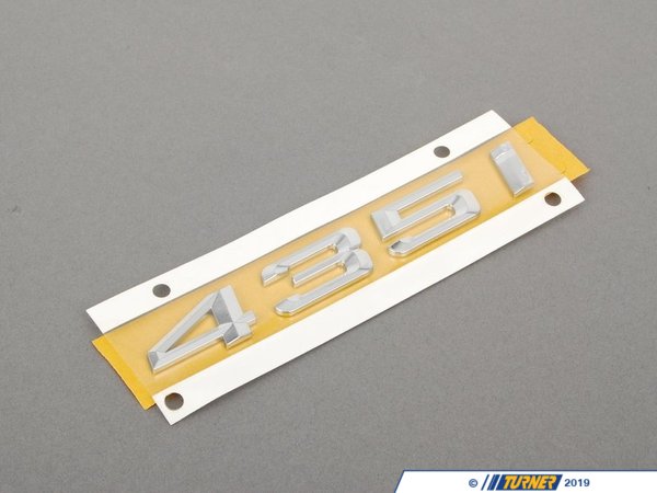 Genuine BMW Genuine BMW 435i Badge - F32/F33/F36 435i 51147356336